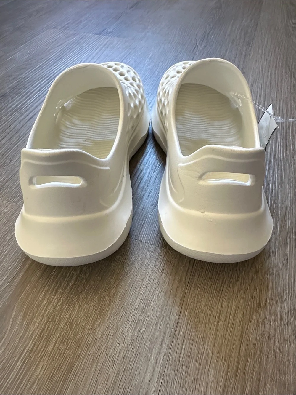 Kids White Slip-On Ventilated Water Shoes